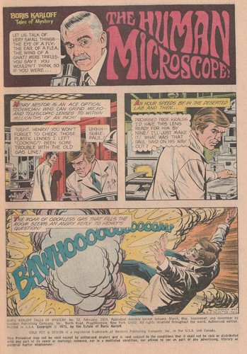 Classic Horror Comic: Boris Karloff Tales of Mystery #52 - Gold Key 1974 - Picture 2 of 6