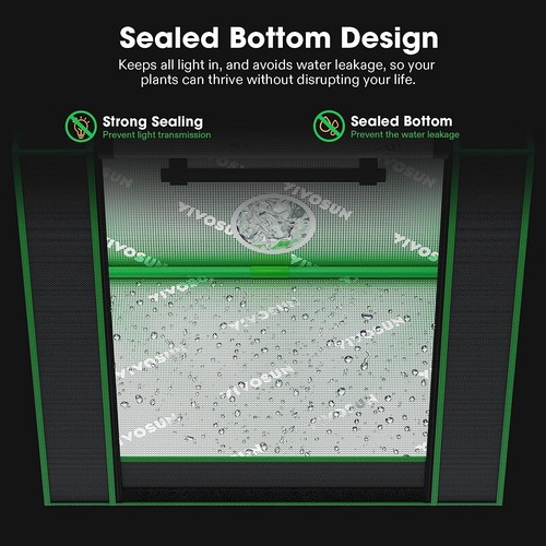 VIVOSUN Small Grow Tent 20”x14”x21” High Reflective Mylar Room Non Toxic - Picture 4 of 9
