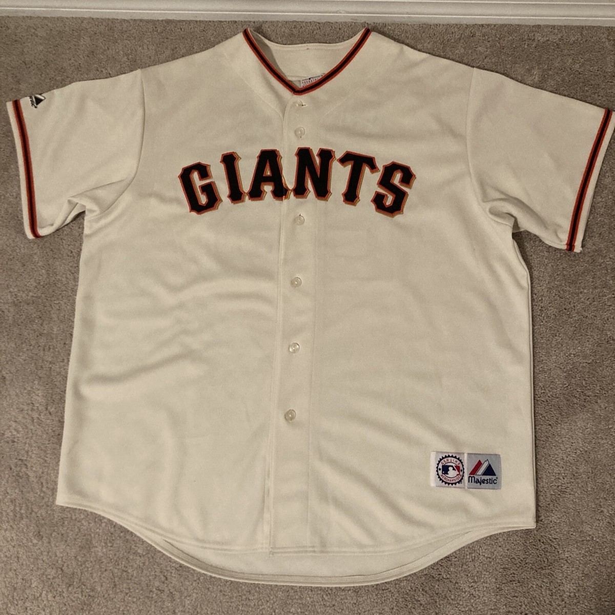 Majestic Barry Bonds #25 San Francisco Giants MLB Jersey Vintage