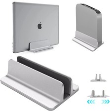 Vertical Laptop Stand Holder, Desktop Aluminum Notebook Stand with Adjustable...