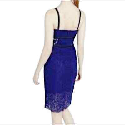express blue lace dress Bohopink Victoria Teal Blue Crochet Lace Midi Dress - Size L