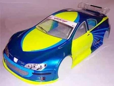 0011 - BODY RC PEUGEOT 407 Racing DELTA PLASTIC + DECALS