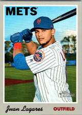 2019 Topps Heritage #26 Juan Lagares New York Mets