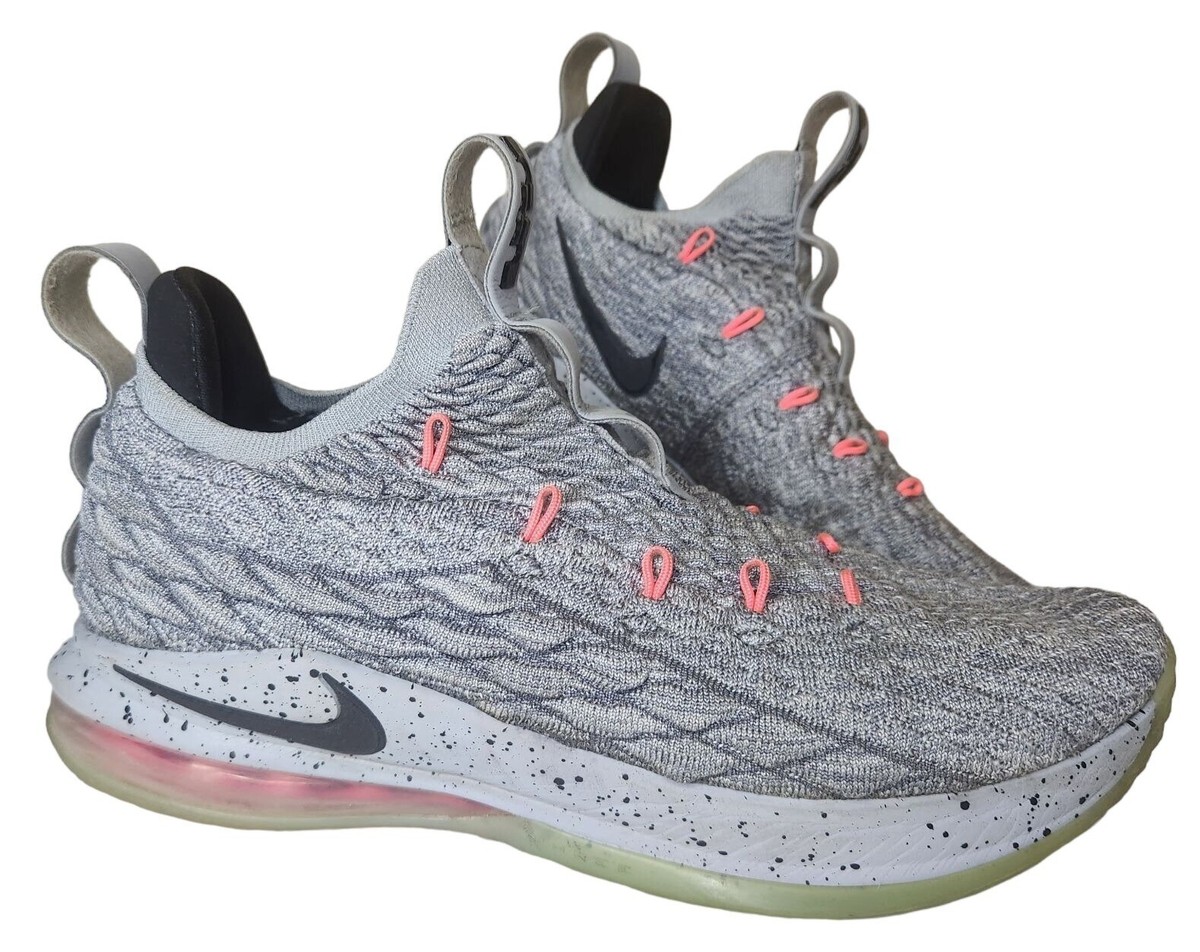 NIKE ナイキ　レブロン15 lebron15 Nike Lebron 15 XV Low Melon Cool Grey Mens Sz 9.5 Basketball
