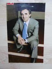 Charles Aznavour autograph signed 17x28 cm magazine image