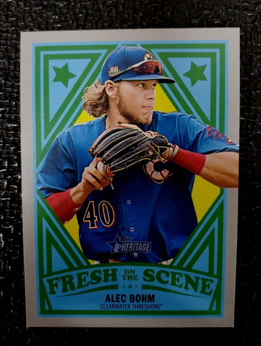 2019 Topps Heritage Minor League Alec Bohm #FOS-29