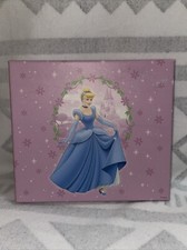 Disney 8x8 Princess Scrapbook Cinderella Deluxe Post Bound Album Gift Box