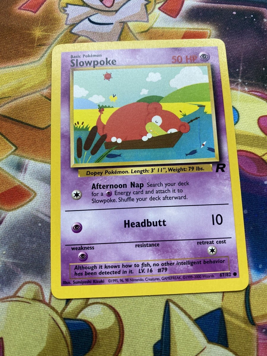 Slowpoke 67/82 Team Rocket Common Vintage Pokemon NM | eBay
