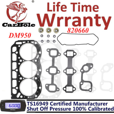 For Turbo Head Valve Gasket Daihatsu DM950 Briggs & Stratton 825685 825528 USA