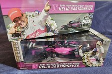 2021 Indy 500 4 times Winner Helio Castro Neves 1/18 Diecast with figurine