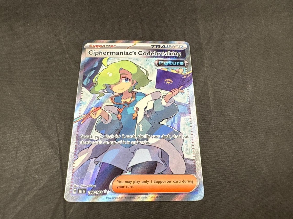 CIPHERMANIAC'S CODEBREAKING 198/162 POKEMON TEMPORAL FORCES CIPHERMANIAC'S CODEBREAKING 198/162 POKEMON TEMPORAL FORCES