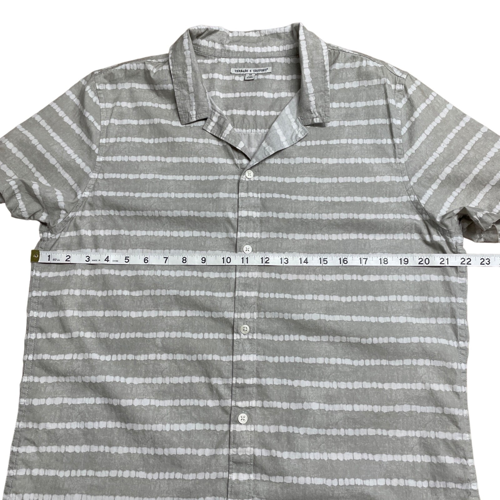 Threads 4 Thought Button Up Shirt Lightweight Str… - image 5