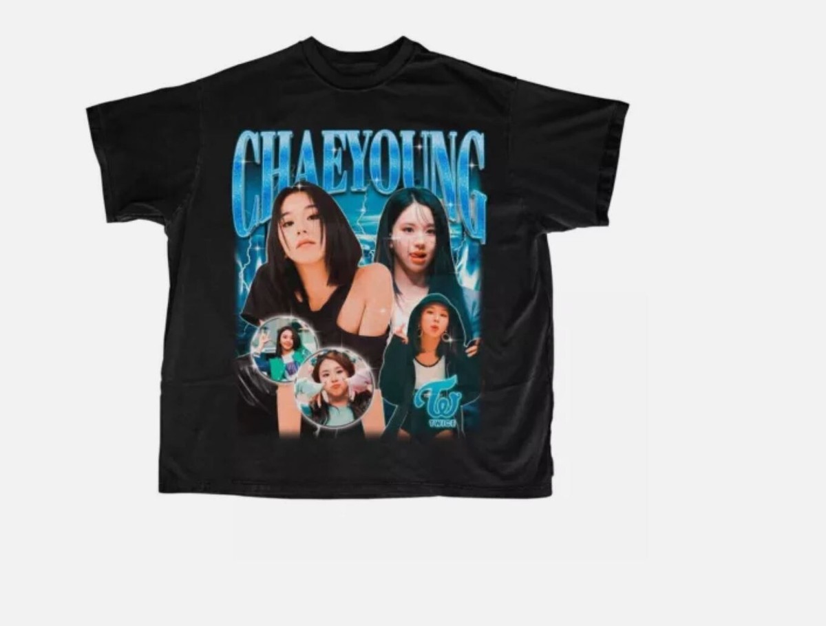HOT Twice Chaeyoung Retro T-shirt, Kpop merch, Twice tour 2023 | eBay