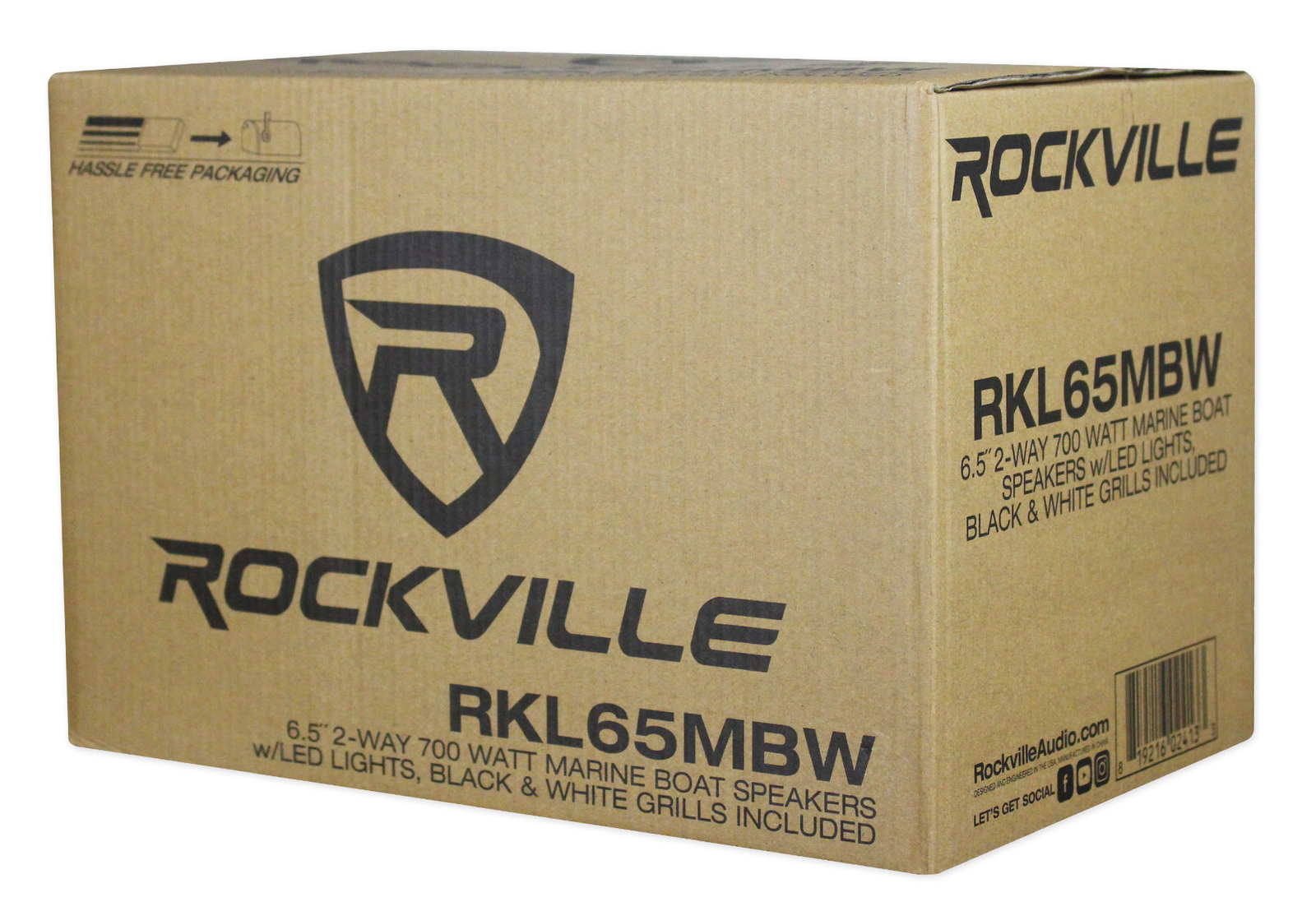 4 Светодиодных динамика для морского вейкборда Rockville RKL65MBW Dual 65 LED2 Цветные решетки