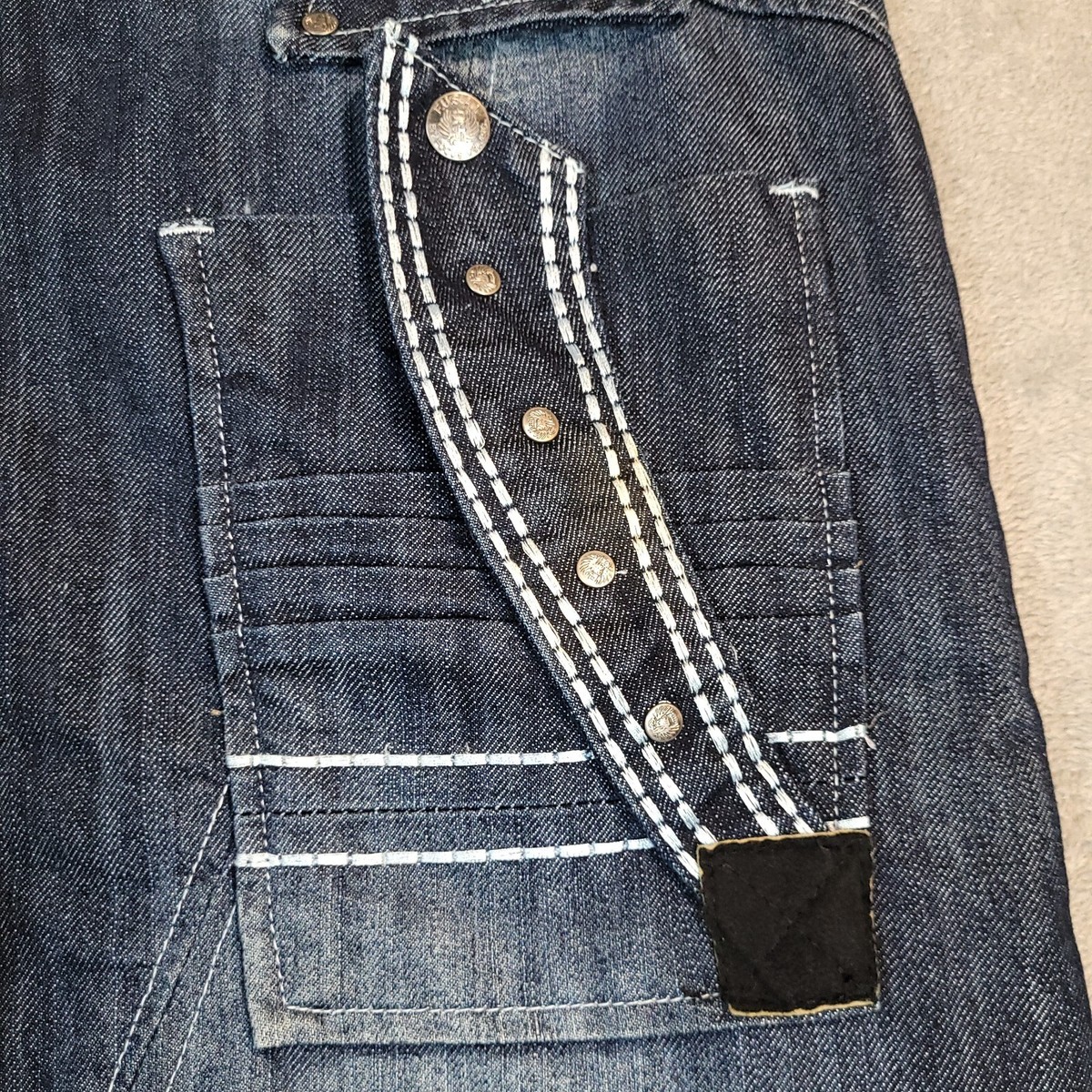 [良品] STUSSY デニム 34㌅　ストリート　hiphop y2k 良品] STUSSY デニム 34㌅ ストリート hiphop y2k