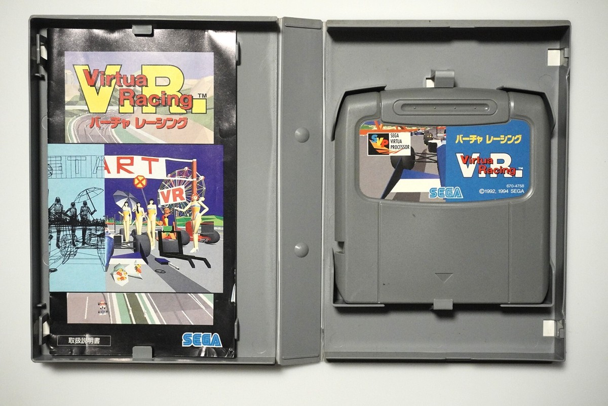 Sega Mega Drive VR Virtua Racing boxed Japan MD game US Seller | eBay