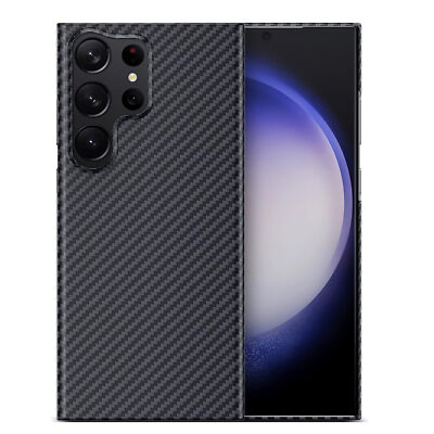 For Samsung S26 S25 S24 Ultra S23 S22 S21 FE Note20 Hard PC Aramid Fiber Case