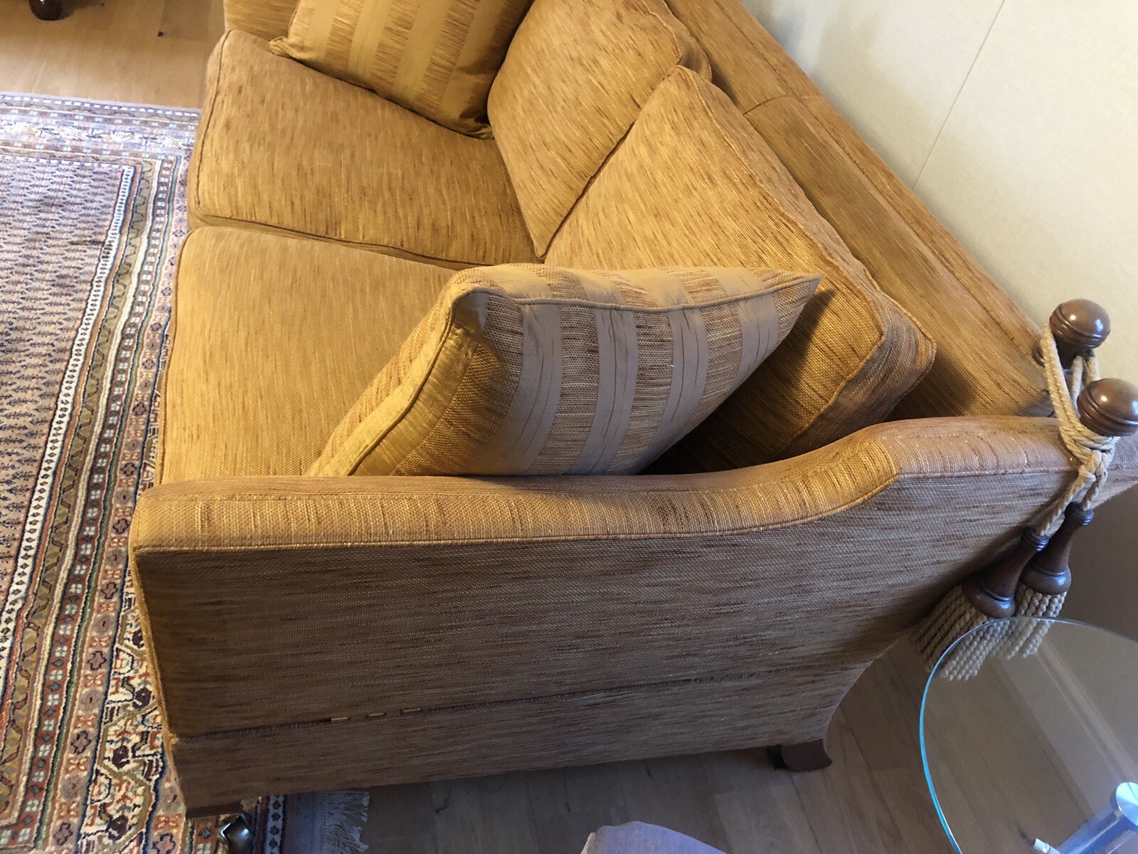 Elegant luxury Handmade Duresta drop arm trafalgar sofa. 2nd of 2 eBay