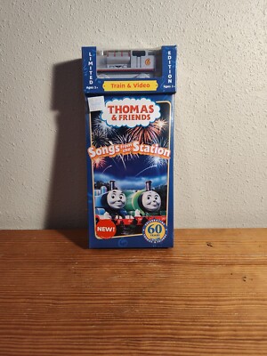 Sealed Thomas & Friends Limited Edition Silver Percy 60 Year Train & Video 
