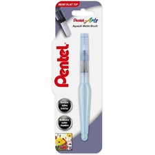 Pentel Arts Aquash Water Paint Brush Flat Tip Single Pack XFRH-MHBR