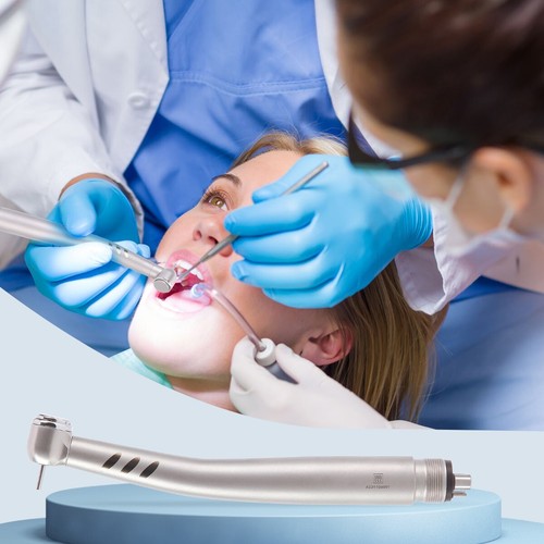 Dental E-Generator LED High Speed Keramik Drehmoment Kopf Handstück Druckknopf 4/2H - Bild 6 von 20