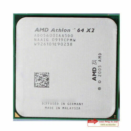 AMD Athlon 64 X2 5600+ 1000 MHz 2.9 GHz Dual-core Socket AM2 CPU Processor - Image 4 of 4