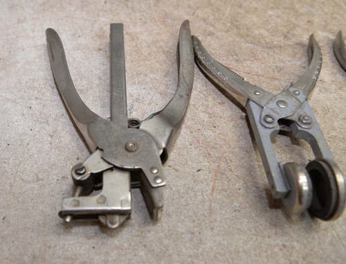 4 odd machine repair pliers typewriter copier Sadler Neva Bernard Dixon tool lot - Picture 2 of 7