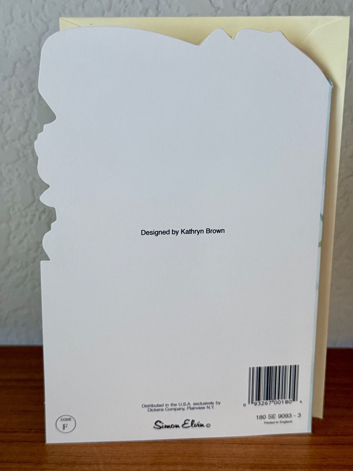 Vintage Simon Elvin "Happy Birthday To My Wife I Love You So..." Greeting Card