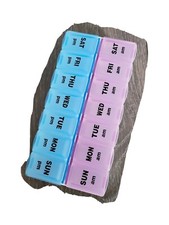 Weekly Pill Box Organizer Twice a Day 7 day AMPM Organizer Case Medicine Storage