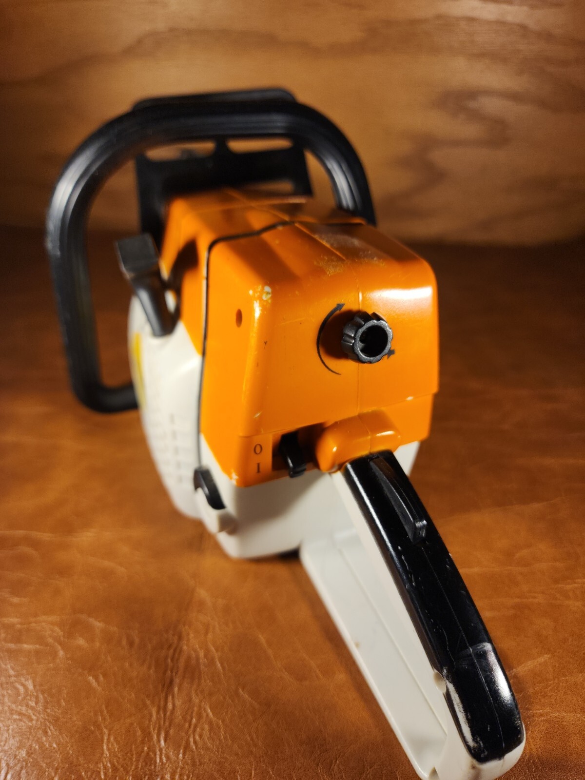 STIHL CHILDS TOY CHAINSAW WITH SOUNDS & MOVING RUBBER CHAIN Tested