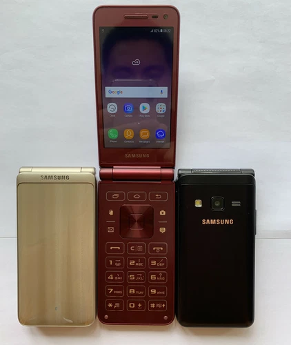 Teléfono inteligente Samsung Galaxy Folder 2 G1650 16 GB doble SIM 8,0 MP abatible LTE - CAJA ABIERTA- - Imagen 10 de 19