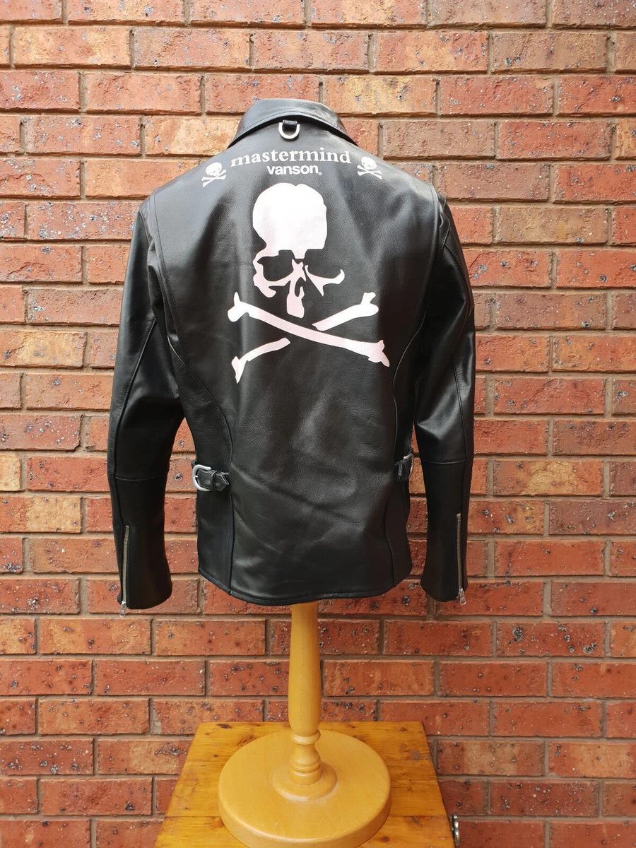 Mastermind japan shop leather jacket
