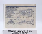Cobra Water Moccasin 1984 ORIGINAL Instructions / Blueprints G.I. Joe Vehicle