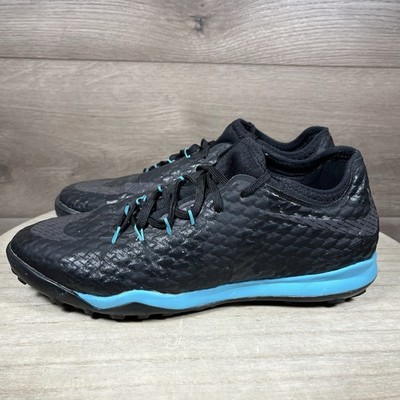 Nike HypervenomX Finale II SE TF Black Gamma Blue Soccer Shoes Mens Size 7.5