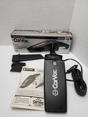 Black & Decker Car Vac Vacuum Plug in Lighter Hand Held