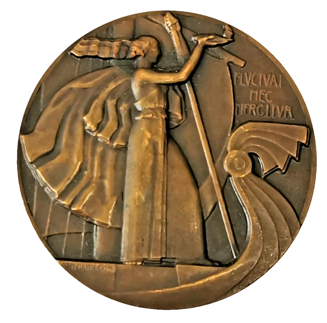 Ancienne Médaille Du Travail SNCF – Bronze, 1926, Par O. Roty, Chemin De Fer