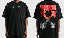 T-shirt Off-White Virgil Abloh Red Marker ristampa maglietta manica corta S-5XL