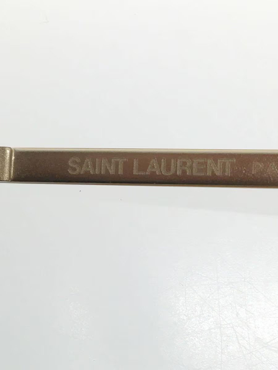SAINT LAURENT Occhiali da Sole Uomo Wellington Nero (Graffi sulle lenti)