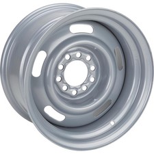 Gm Dual Pattern Silver 15x5 Rally Wheel 4.5 Inch-4.75 Inch Gm Dual Pattern Silver 15x5 Rally Wheel 4.5 Inch-4.75 Inch