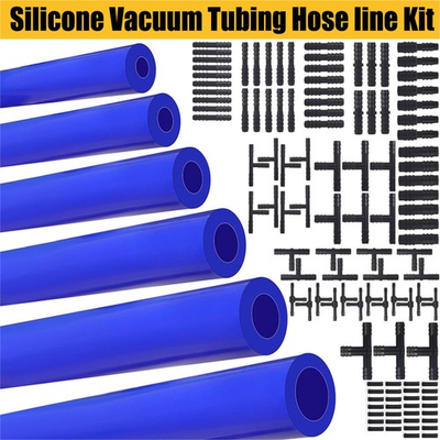 #ad For Honda Car Silicone Vacuum Tubing Hose Line Blue Kit13pcs Connectors $34.19