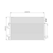 New Aftermarket Replacement A/C Condenser for...