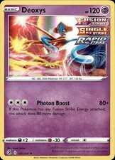 POKEMON DEOXYS 120/264 FUSION STRIKE HOLO RARE MP