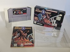 NBA HangTime Super Nintendo SNES CIB Complete w/ Manual + Protector - Authentic 