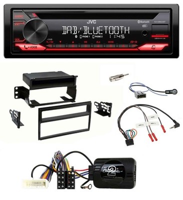 JVC CD DAB USB Bluetooth Lenkrad Autoradio für Nissan Tiida Versa 07-11 C11 pian