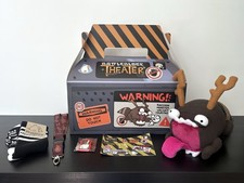 BattleBlock Theater DONUT BOX PAX West 2026 RACCOON PLUSH, SOCKS Behemoth