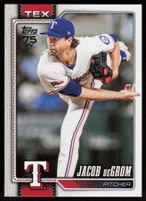 2026 Topps Series 1 Celebration Jacob deGrom #99 Texas Rangers