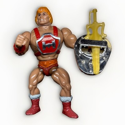 Vintage Masters of the Universe Thunder Punch He-Man Mattel 1984 Shield Sword Q