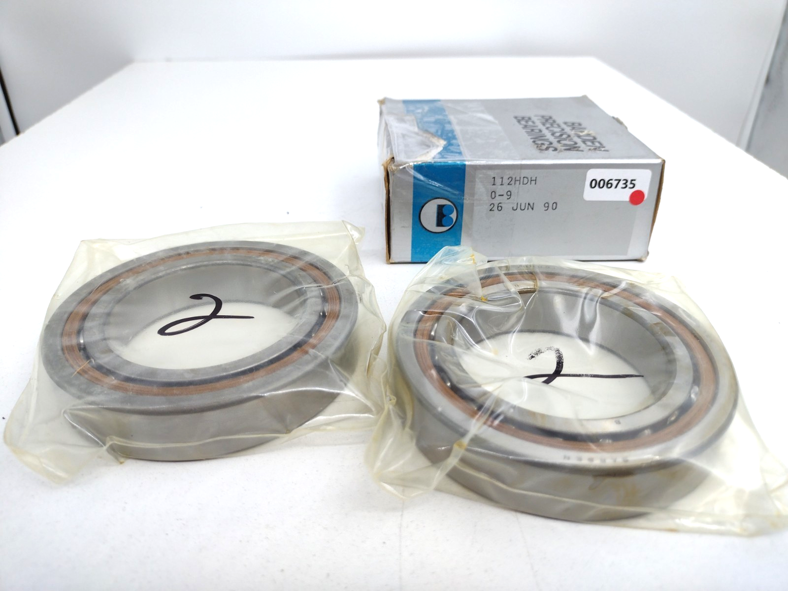 *** Barden 112HDH Angular Contact Bearing 60 mm Bore (1 set)