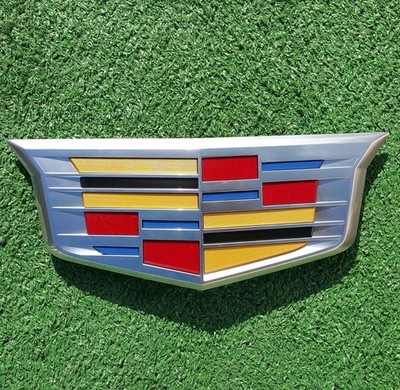 Factory Cadillac Escalade Grill Emblem 2021-2024 GM OEM Front 23182045 84754506