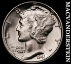 1941-D Mercury Dime- Super Choice Gem Brilliant Uncirculated+++++ Luster #i9564